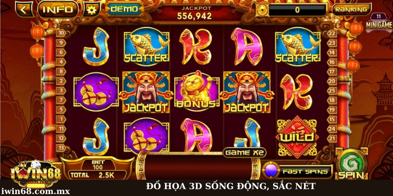 Đồ họa 3D sống động, nổi bật chỉ có tại cổng game Gemwin 