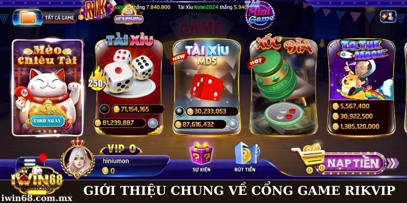 Rikvip là trang game hợp pháp hàng đầu thị trường hiện nay