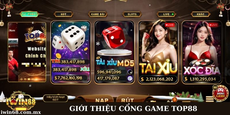 Giới thiệu giao diện game Top88 đặc sắc